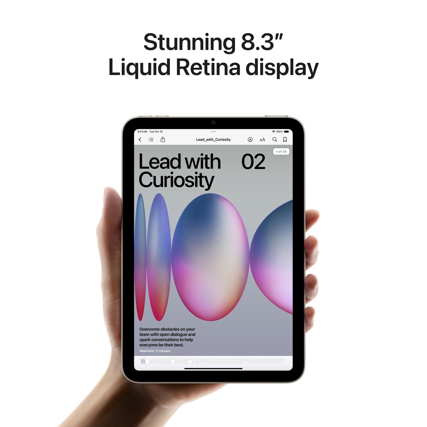 iPad mini Wi-Fi + Cellular 512GB - Starlight (A17 Pro)